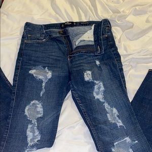 Ripped Hollister Jeans